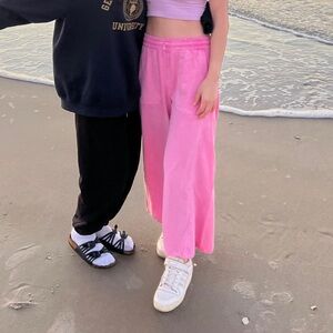 Kids Zara Pink Flowy Pants